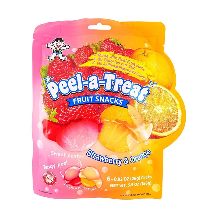 Peelerz Gummy Candy Strawberry & Orange Flavor (Taiwan) 5.5oz