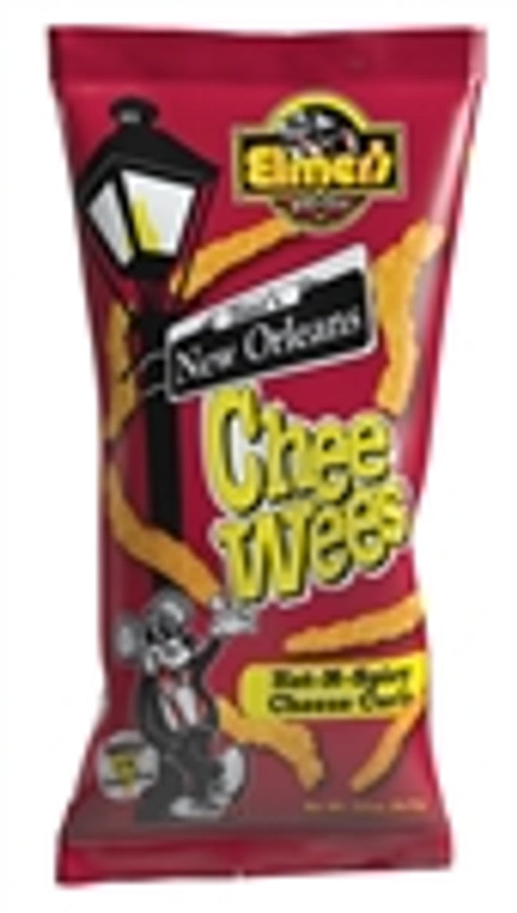 Chee Wees Hot N Spicy Cheese Curls