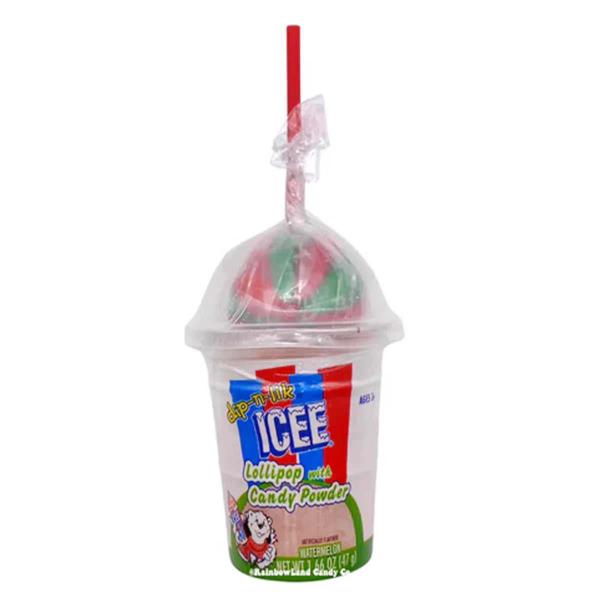Icee Lollipop with Candy Powder