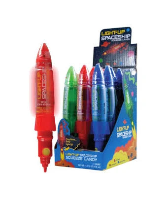 Light-Up Spaceship Squeeze Candy