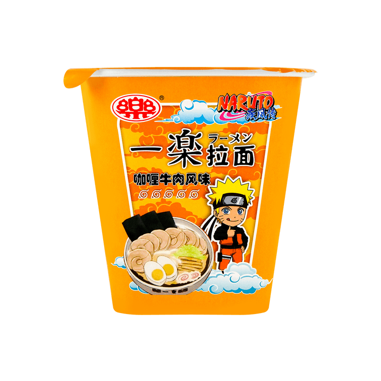 Naruto Instant Ramen Beef Curry Flavor