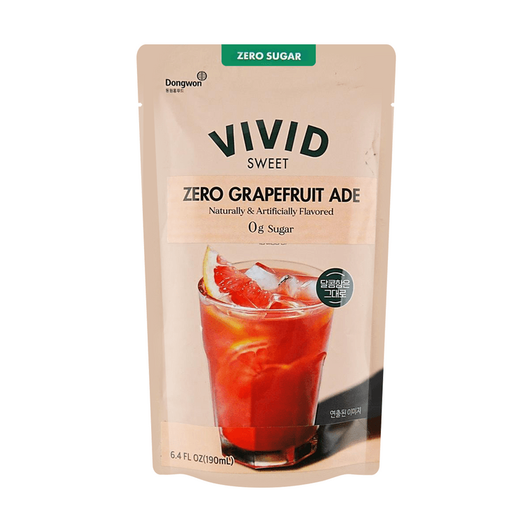 Vivid Sugar Free Grapefruit Ade Drink Pouch (Korea)