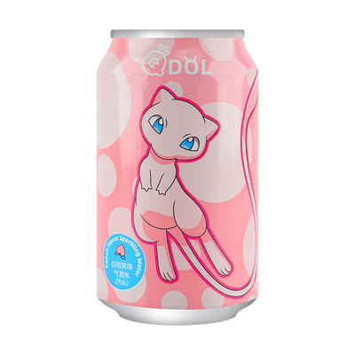 Pokemon Mew White Peach Flavored Sparkling Water 11.16 fl oz