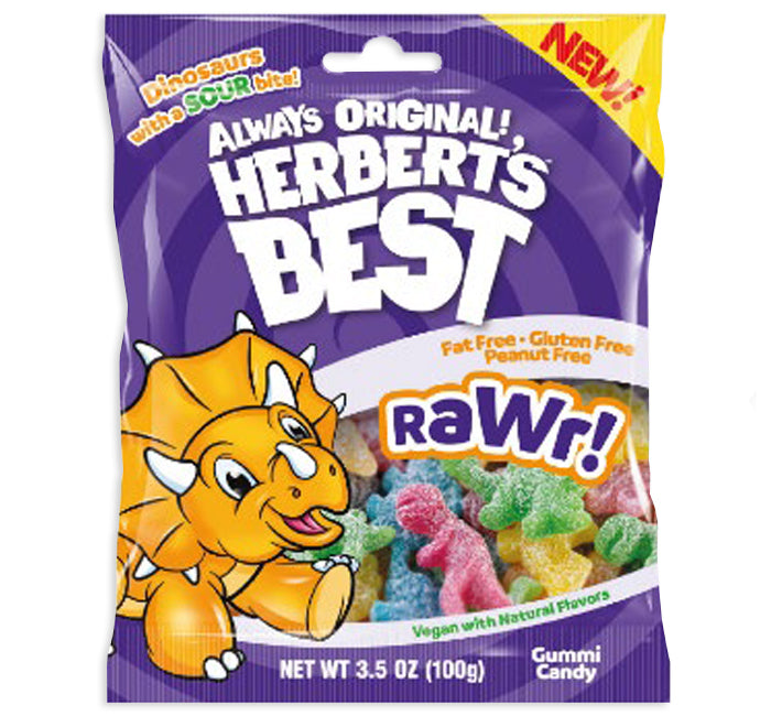HERBERTS BEST RAWR! SOUR PEG BAG