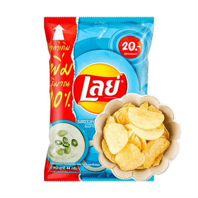 Sour Cream & Onion Potato Chips (Thailand)