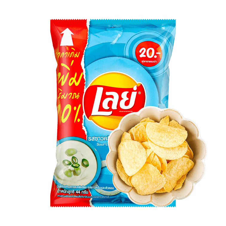 Sour Cream & Onion Potato Chips (Thailand)