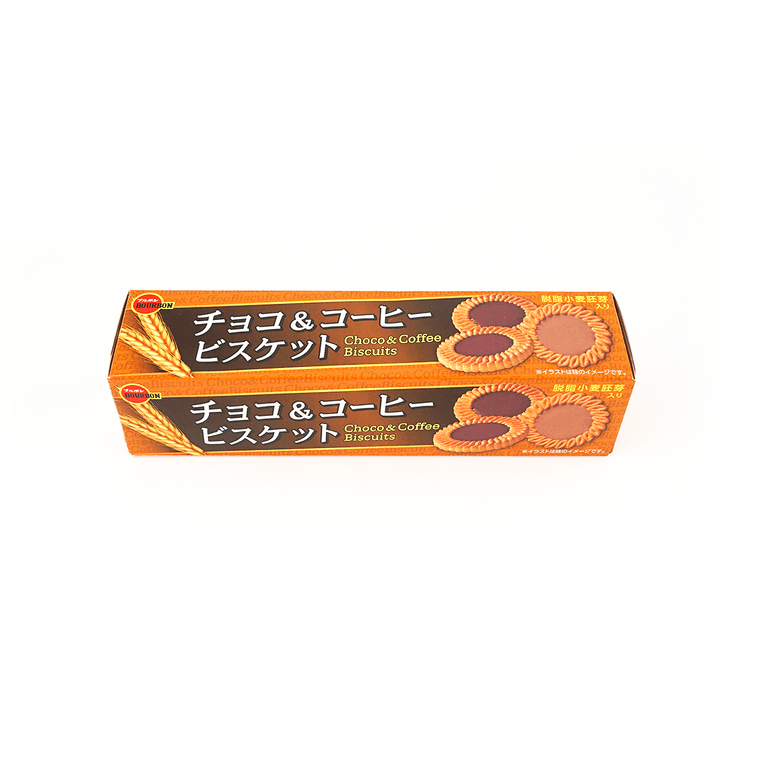 Chocolate & Coffee Biscuits - Crispy Cookies, 3.8oz Japan