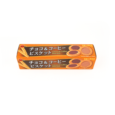 Chocolate & Coffee Biscuits - Crispy Cookies, 3.8oz Japan