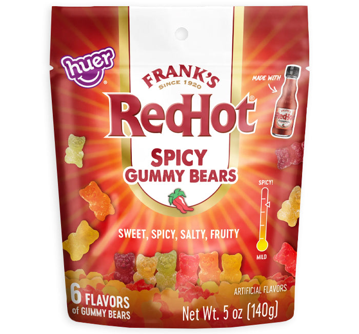 FRANKS REDHOT SPICY GUMMY BEARS