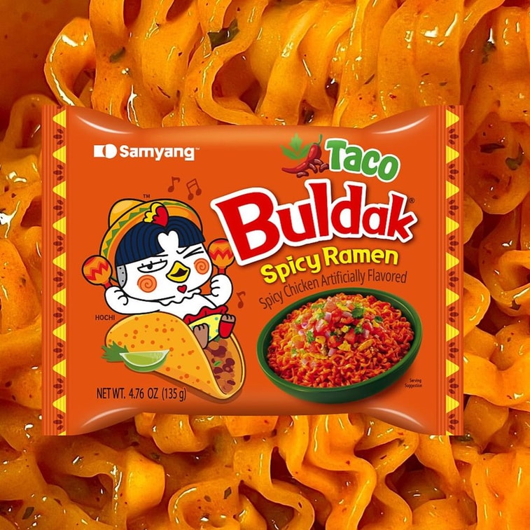 Samyang Taco Buldak Spicy Ramen Noodles