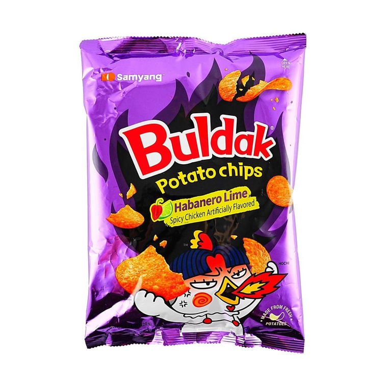 Buldak Samyang Habanero Lime Chips