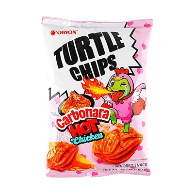 Turtle Chips Carbonara Hot Chicken Chips 5.64oz