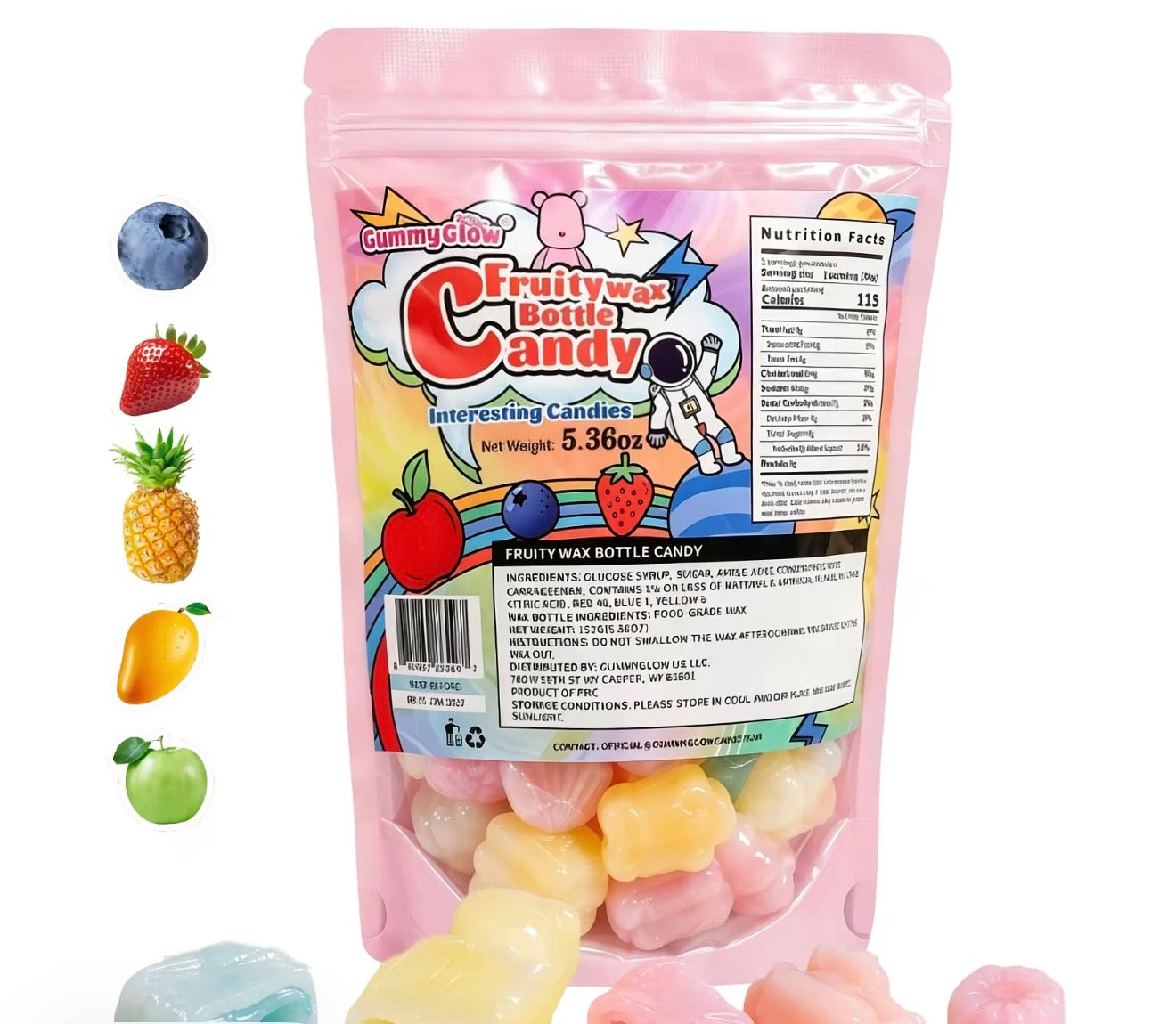 Gummy Glow Wax Candy