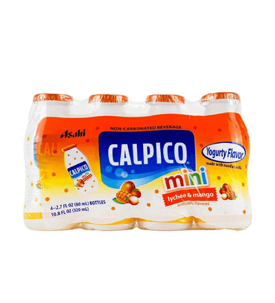 Calpico Mini Mango 4pk Drinks
