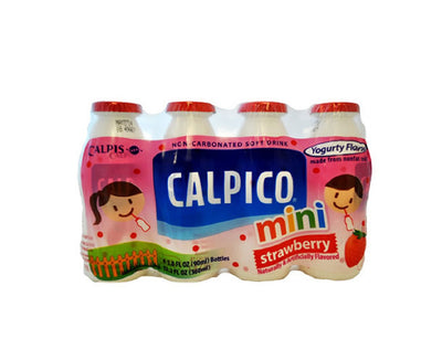 Calpico Mini Strawberry Drink 4pk