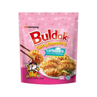 Buldak Carbonara Dumplings