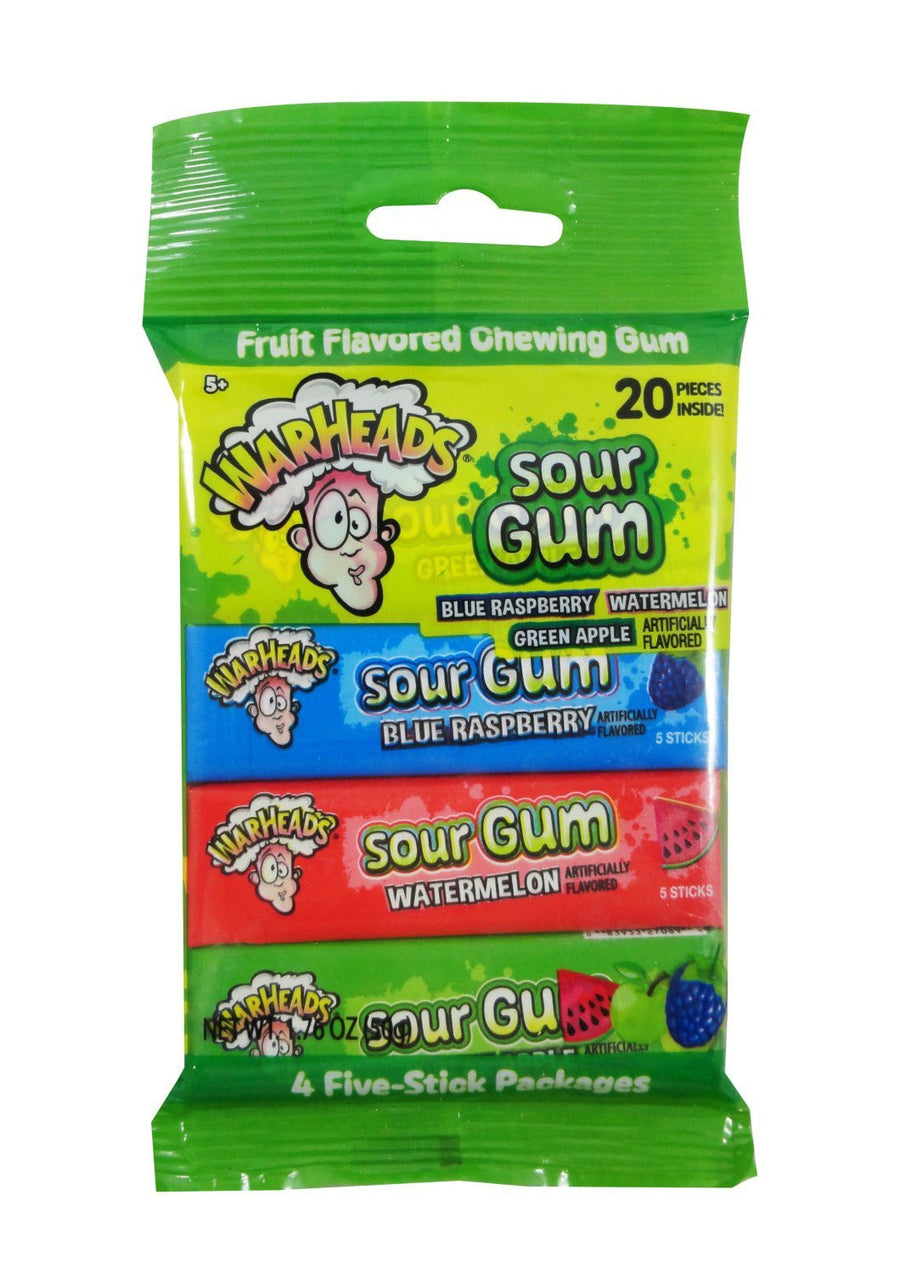 Warhead Sour Gum 20 Count