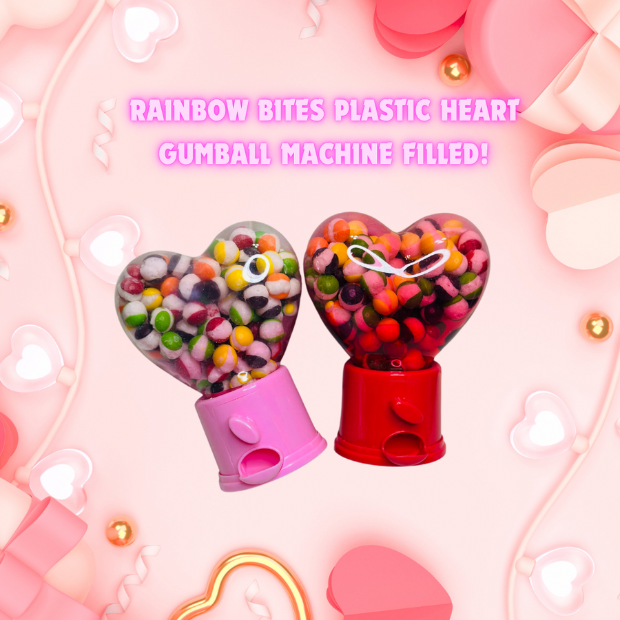 Heart Filled Rainbow Bites