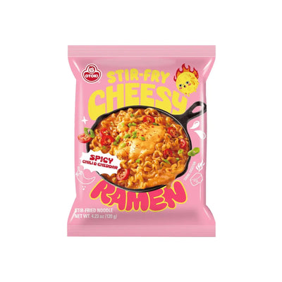 Otoki Stir Fry Cheesy Ramen Spicy Chili and Cheddar