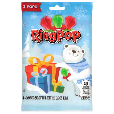 Ring Pop Christmas 3pk