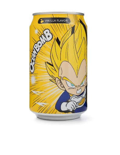 Dragon Ball Vegeta Sparkling Water, Cider Flavor