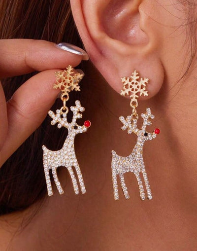 Christmas Reindeer Earrings