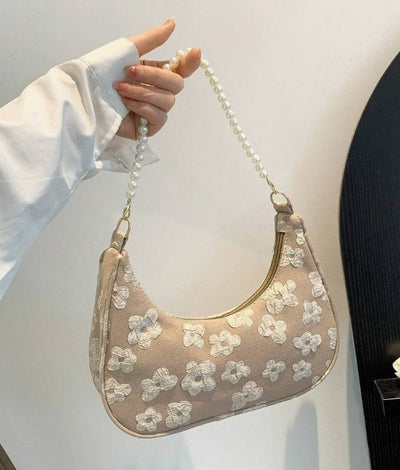 Pearl Chain Shoulder Bag