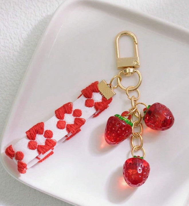 Strawberry Keychain