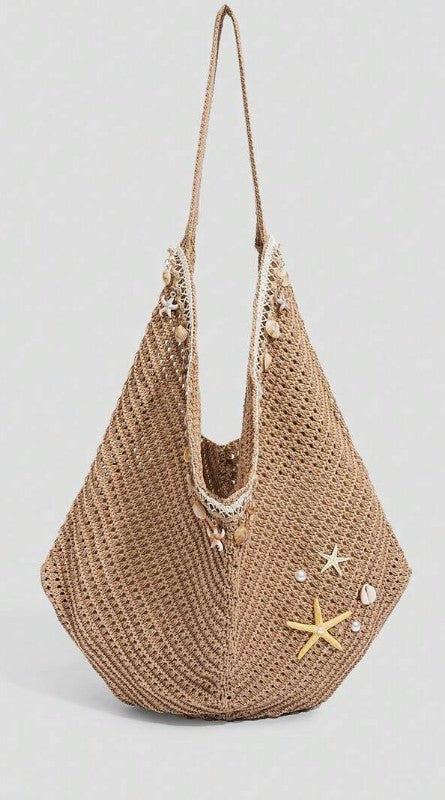 Beach Bohemian Shoulder Tote Bag