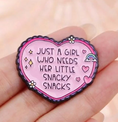 Cute Pink Heart Enamel Pin