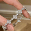 Stainless Steel Four Leaf Clover Bracelet