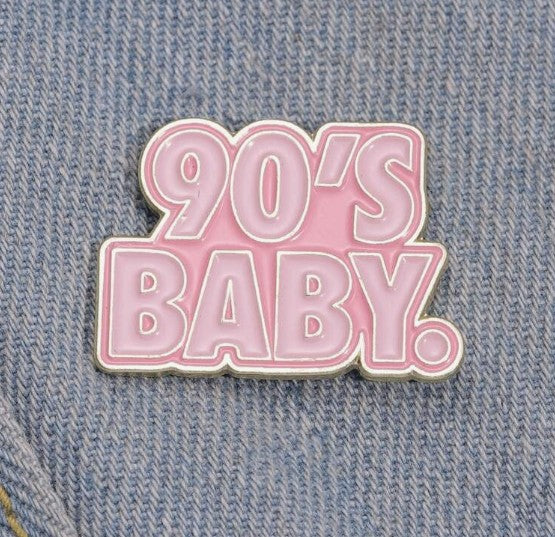 90's Pink Enamel Pin