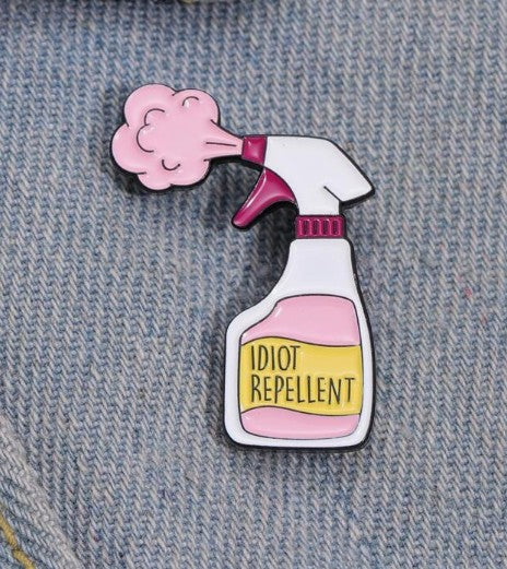Pink Funny Enamel Pin