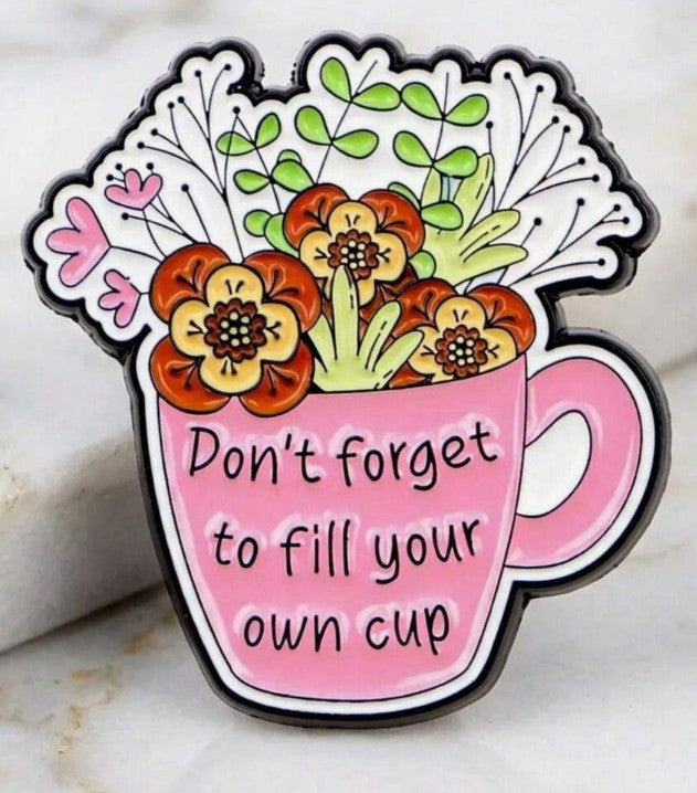 Spring Floral Enamel Pin