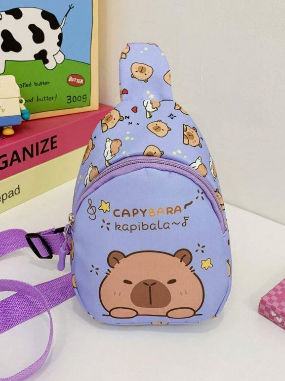 Capybara Purple Bag