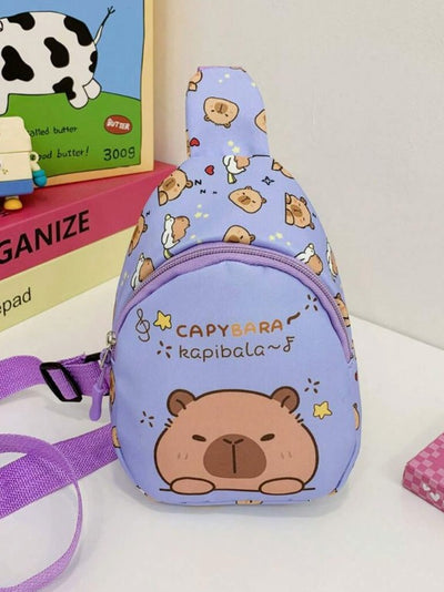 Capybara Purple Bag