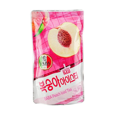 Baba Peach Iced Tea Pouch Drink