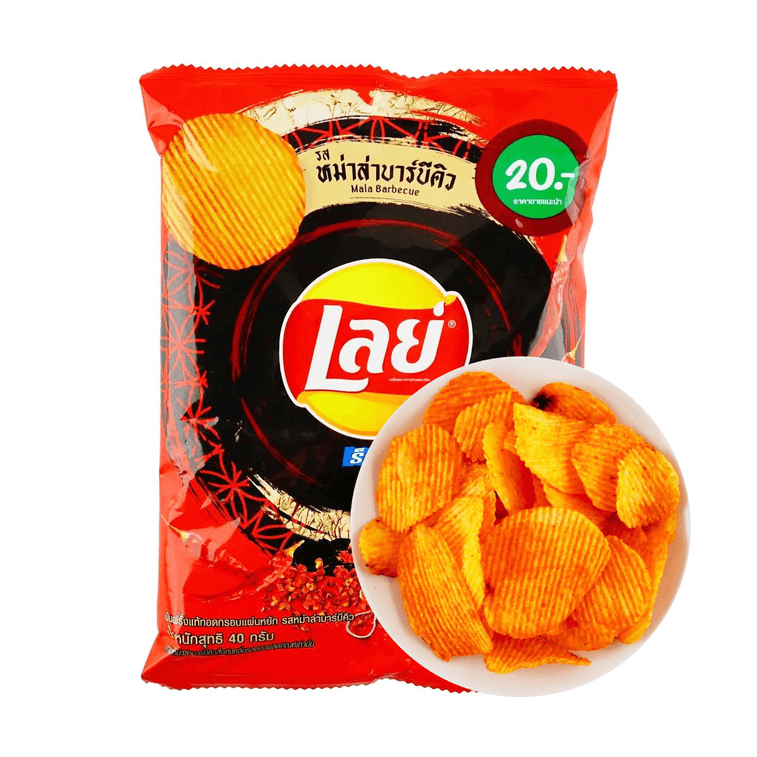 Lays Spicy Mala BBQ flavor (Thailand)