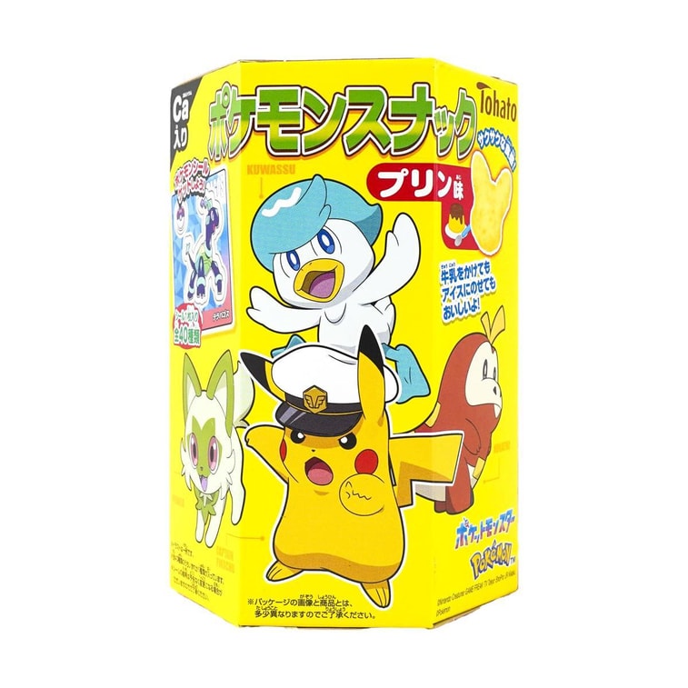 Pokemon Pikachu Snack Treats Pudding Flavor 23g