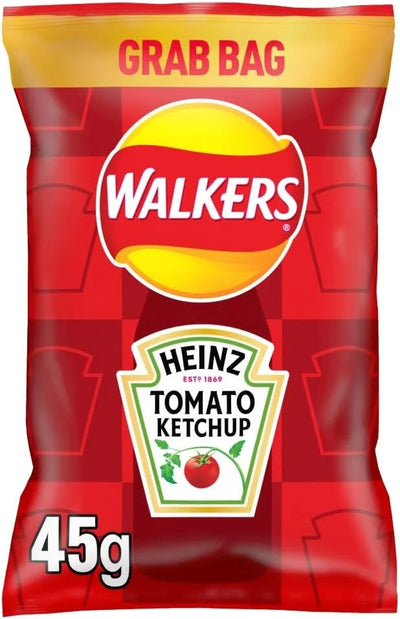 Walkers Heinz Tomato Ketchup Grab Bag 45g (UK)