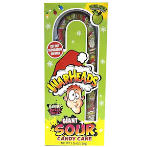 Warhead Sour Giant Candy Cane