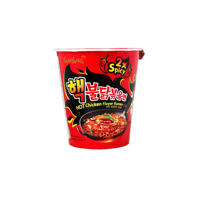 2X Spicy Samyang Cup Noodles