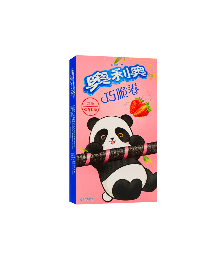 Asian Strawberry Oreo Rolled Wafers